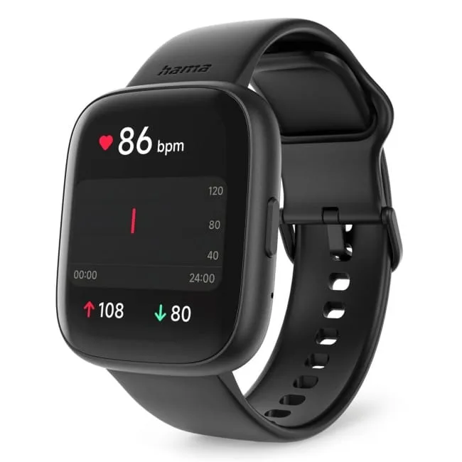Hama Smartwatch 4000 kwadratowy, czarny — image 2