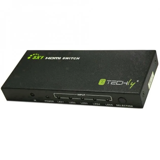 Techly przełącznik 5-portowy — image 2