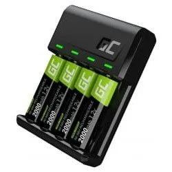 Green Cell GC VitalCharger i 4x AA 2000mAh Ni-MH — image 1