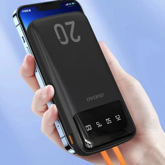 Dudao K6Pro+ 20000 mAh USB 10W czarny — image 2