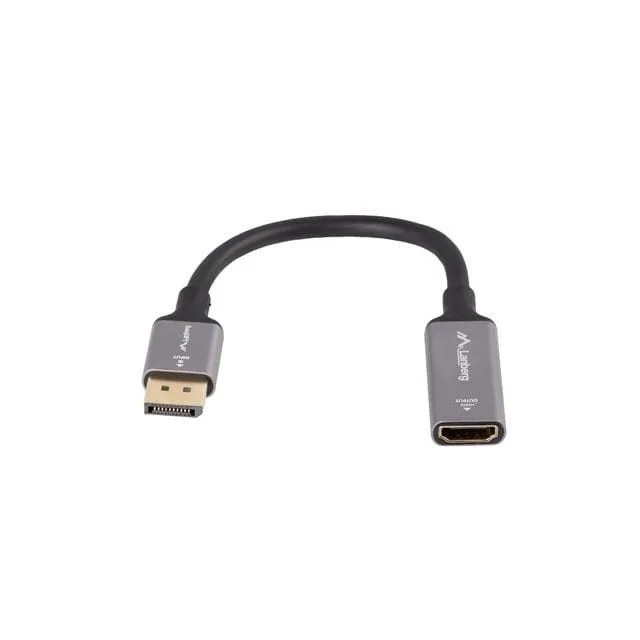 Lanberg adapter Displayport - HDMI 8K 20cm srebrny — image 2