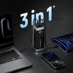 Cuktech CUK00P23GLBK 25000 mAh 2x USB-C USB-A 210W czarny — image 5