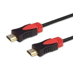Savio HDMI (M) v2.0 | 5m | miedź | czarny | złote końcówki | ethernet/3D | CL-113