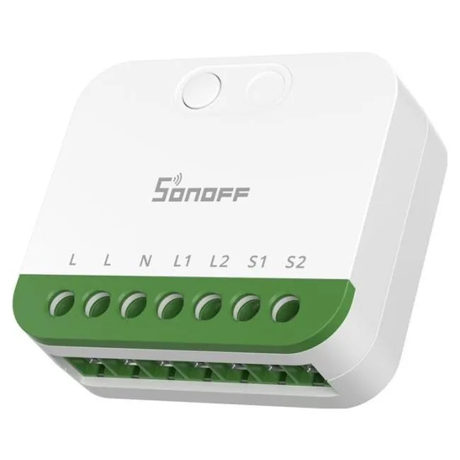 Dwukanałowy mini przełącznik Sonoff MINI-2GS Matter — image 1