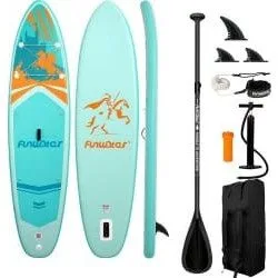 Funwater SUP Deska do pływania 3,5m turkusowy — image 4