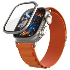 FIXED Armor ze stalową ramką do Apple Watch Ultra 49 mm, tytanowe