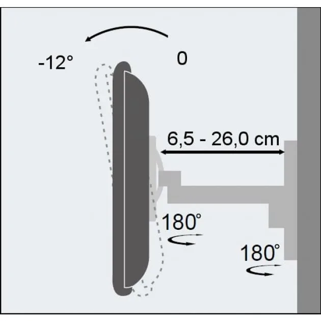 Techly Uchwyt ścienny LCD (23837) 37" — image 4