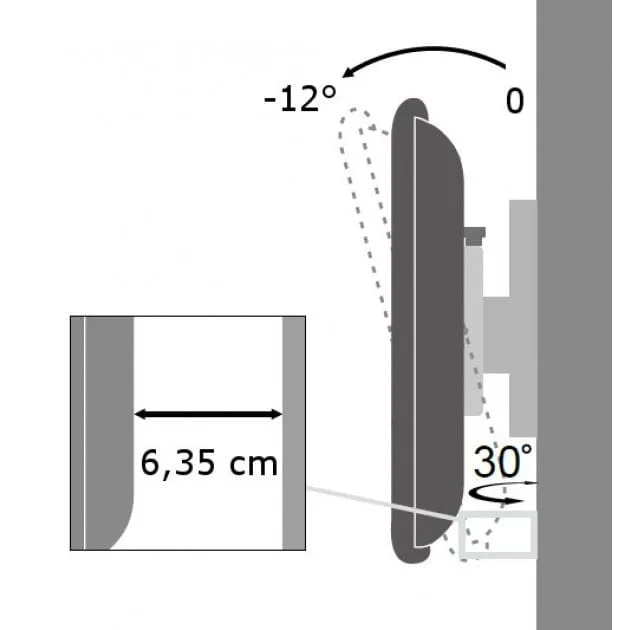Techly Uchwyt ścienny LCD (301412) 37" — image 2