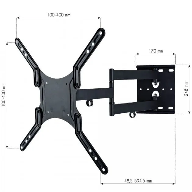 Techly Uchwyt ścienny LCD (308893) 55" — image 4