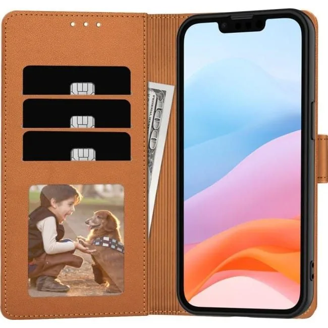 Tech-Protect Wallet iPhone 16E saddle brown — image 2