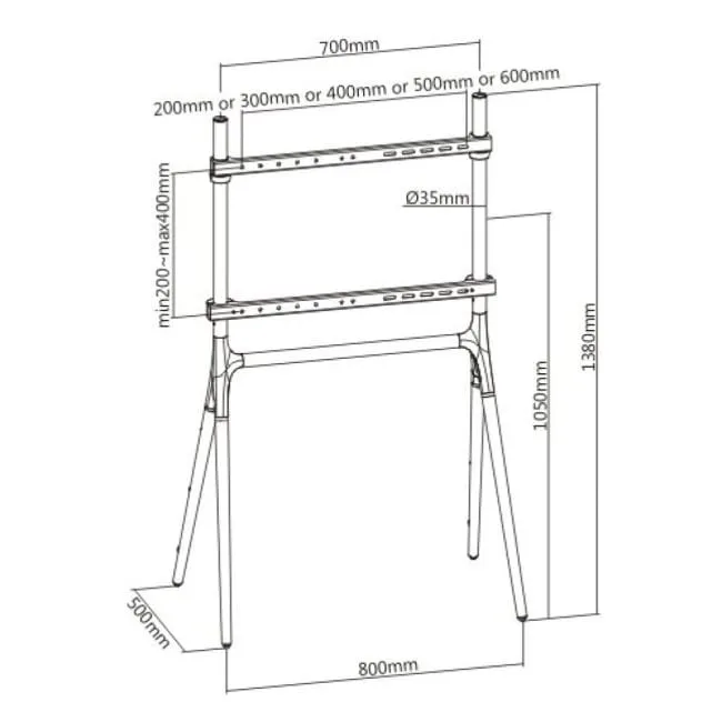 Techly 107241 LED/LCD, 49-70", 40kg — image 13