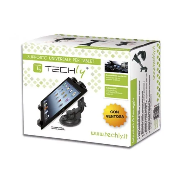 Techly Uchwyt do Tabletu do szyby z przyssawką — image 1