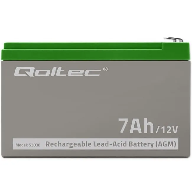 Qoltec Akumulator AGM 12V 9Ah — image 3