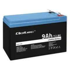 Qoltec Akumulator LiFePO4 Litowo-Żelazowo-Fosforanowy | 12.8V | 9Ah | 115.2Wh | BMS
