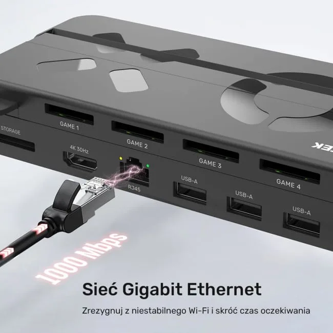 Unitek Stacja dokująca do Nintendo Switch 100W 4K — image 4