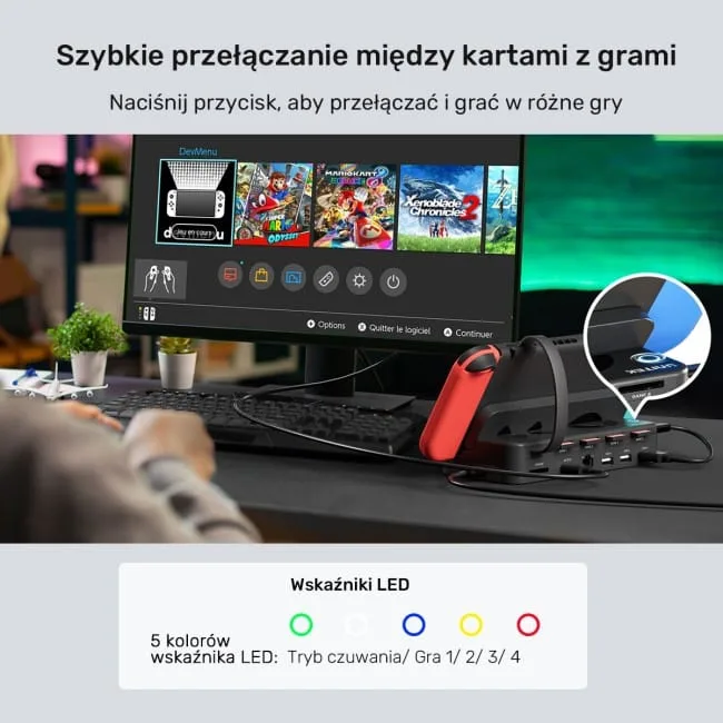 Unitek Stacja dokująca do Nintendo Switch 100W 4K — image 6