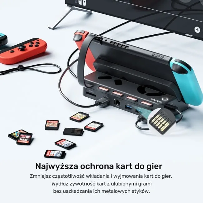 Unitek Stacja dokująca do Nintendo Switch 100W 4K — image 7