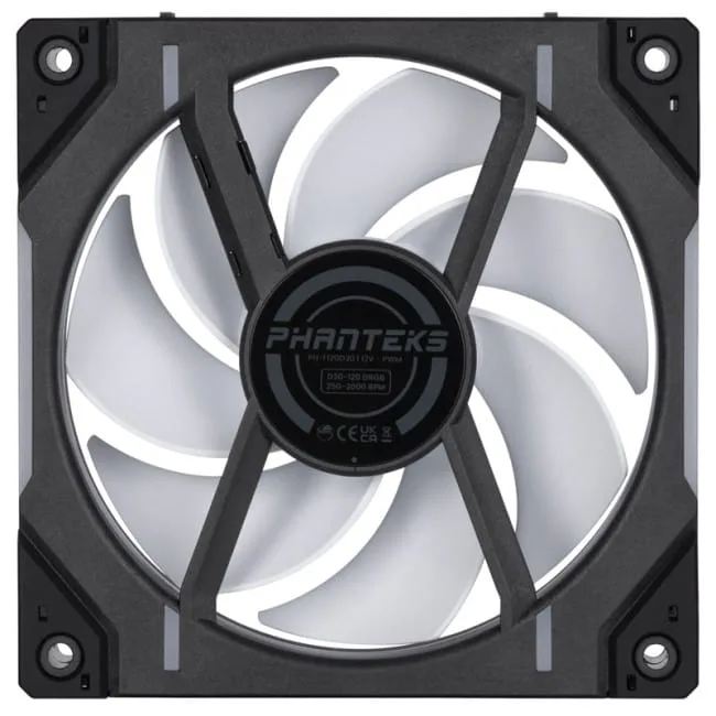 PHANTEKS D30 PWM Regular Airflow D-RGB - 120mm, czarny — image 4