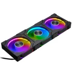 PHANTEKS D30 PWM Regular Airflow D-RGB, 3-pack - 120mm, czarny