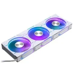 PHANTEKS D30 PWM Reverse Airflow D-RGB, 3-pack - 120mm, biały