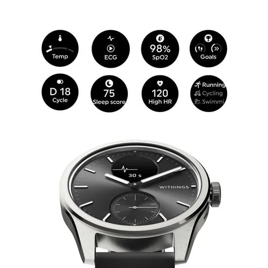 Withings Scanwatch 2 42mm Czarny — image 3