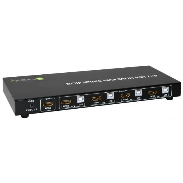 Techly Przełącznik KVM 4/1 HDMI — image 2