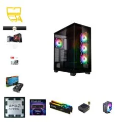 Custom Gaming PC - Ryzen 7 7700, RTX 5060 Ti, 16GB DDR5, 1TB NVMe