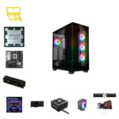 Custom Gaming PC - Ryzen 7 7700, RTX 5060 Ti, 32GB DDR5, 1TB NVMe