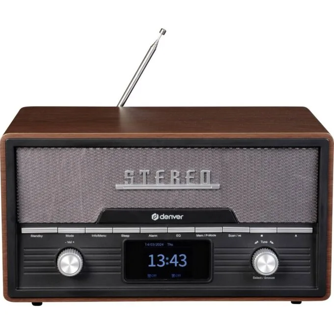 Denver Music System BT DAB+/FM MDA-525DW DARK WOOD — image 7
