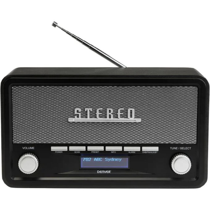 Denver Radio  DAB+/FM DAB-18DGR DARK Grey 2 x 2W RMS — image 2