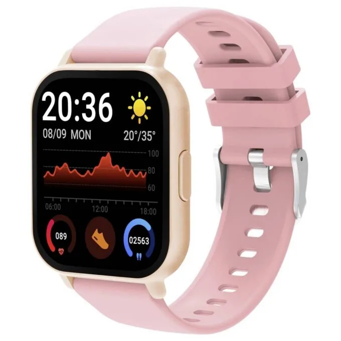 Denver Smartwatch with Call  Function, Blood Pressure, SWC-176RO Rose — image 1