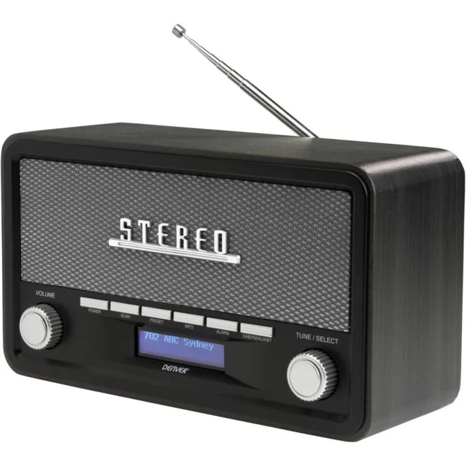 Denver Radio  DAB+/FM DAB-18DGR DARK Grey 2 x 2W RMS — image 1