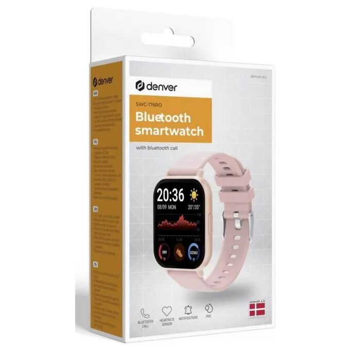 Denver Smartwatch with Call  Function, Blood Pressure, SWC-176RO Rose — image 7