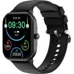 Denver Smartwatch with Call  Function, Blood Pressure, SWC-187B Black