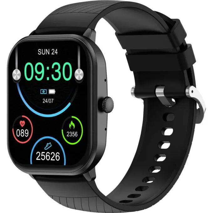 Denver Smartwatch with Call  Function, Blood Pressure, SWC-187B Black — image 1