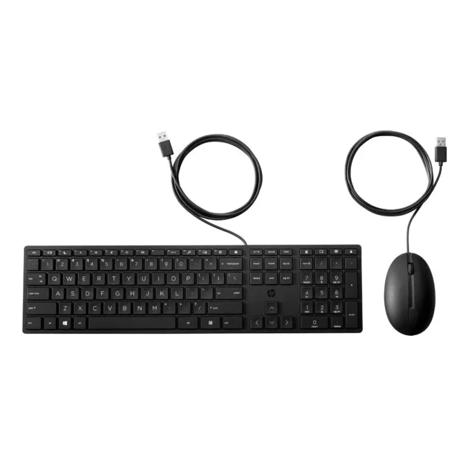 HP Wired 320MK Mouse and Keyboard (UK) — image 1