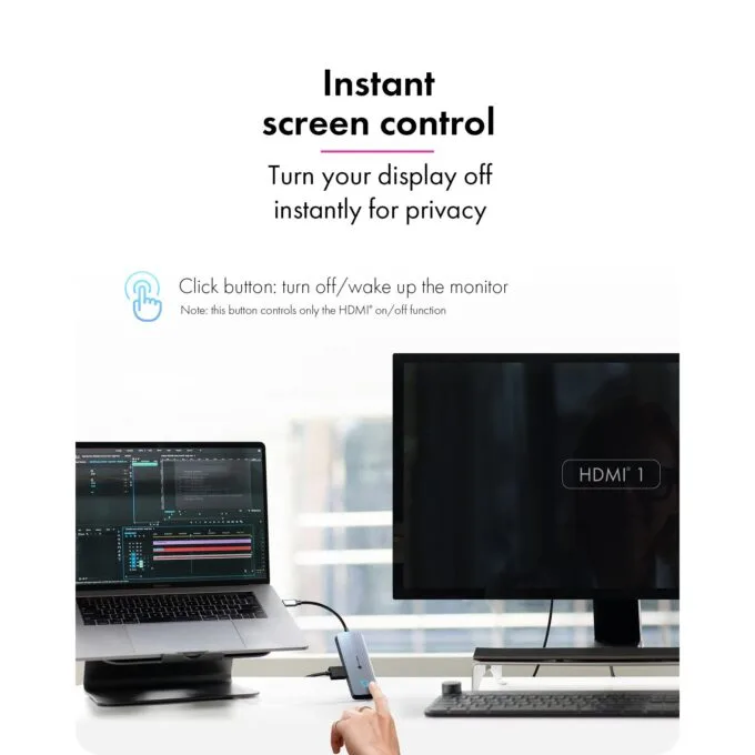 5-in-1 Reise-DockingStation mit Off-Screen Funktion — image 3