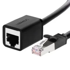 Ugreen Ethernet RJ45, Cat. 6, FTP, z metalową wtyczną 0.5m czarny