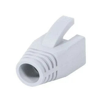 RJ45 Plug Cable Boot 8mm white, 50pcs — image 3