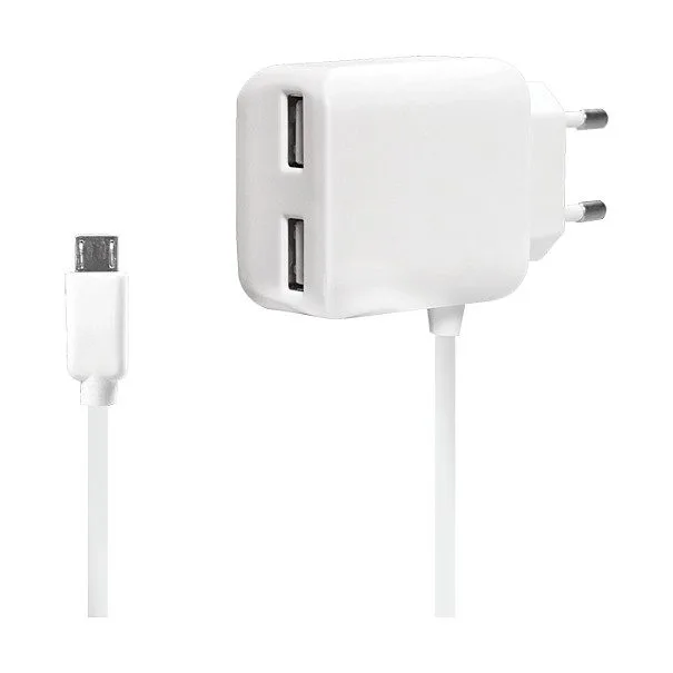 Ladegerät 240V 2+1xUSB 2,1A white LogiLink — image 1