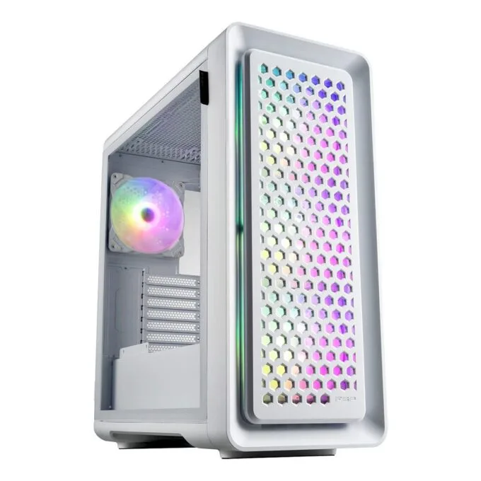 Midi FSP CUT593P E-ATX Ultra Tower 3xARGB WHITE — image 1