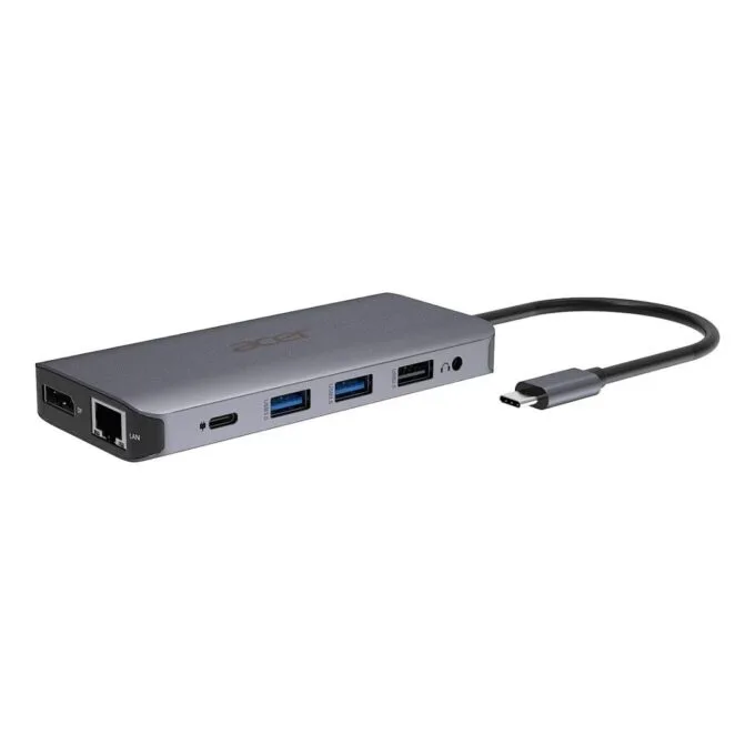 D Acer 12-in-1 Type-C Dockingstation silver grey — image 2
