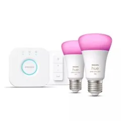 Hue White and Color Ambiance Starter-Set: E27 - Smarte Lampe 2er 9290024