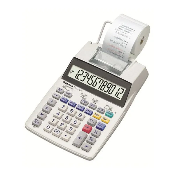 Sharp Tischrechner druckend EL-1750V lichtgrau — image 1