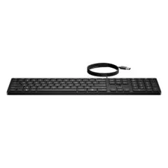 HP Desktop 320K - Tastatur - 3-Zonen-Layout, flache Tastenreise - full size - USB - Italienisch - Schwarz - Smart Buy
