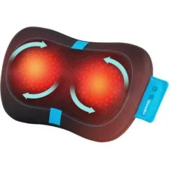 Homedics Massage Pillow Shiatsu, Heat & Rechargeable SP-50H