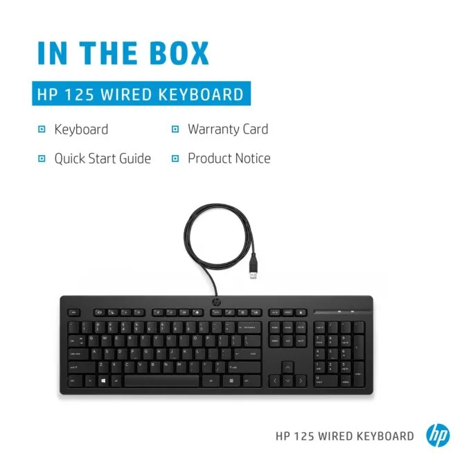 HP 125 USB KEYBOARD HOLLAEND — image 8