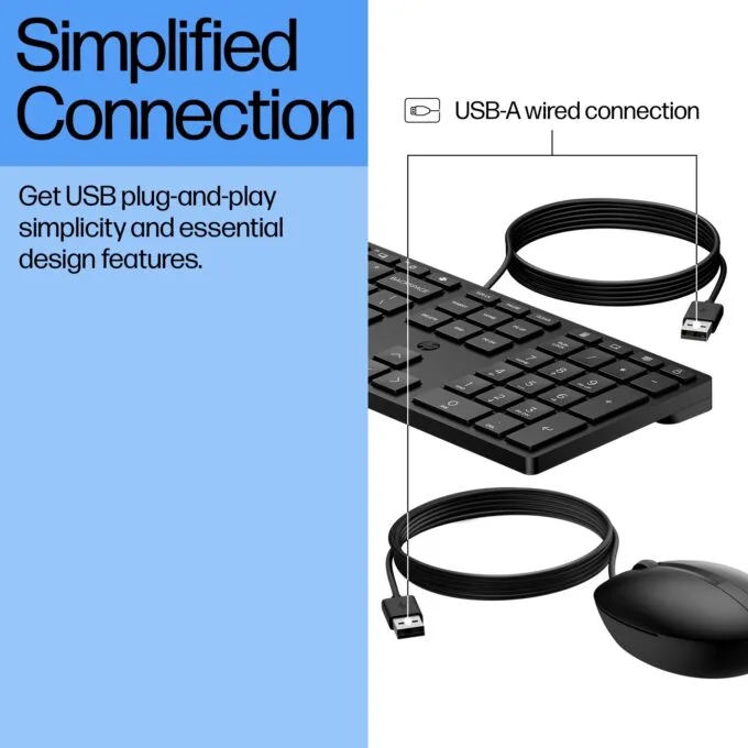 HP Wired 320MK Mouse and Keyboard (UK) — image 4