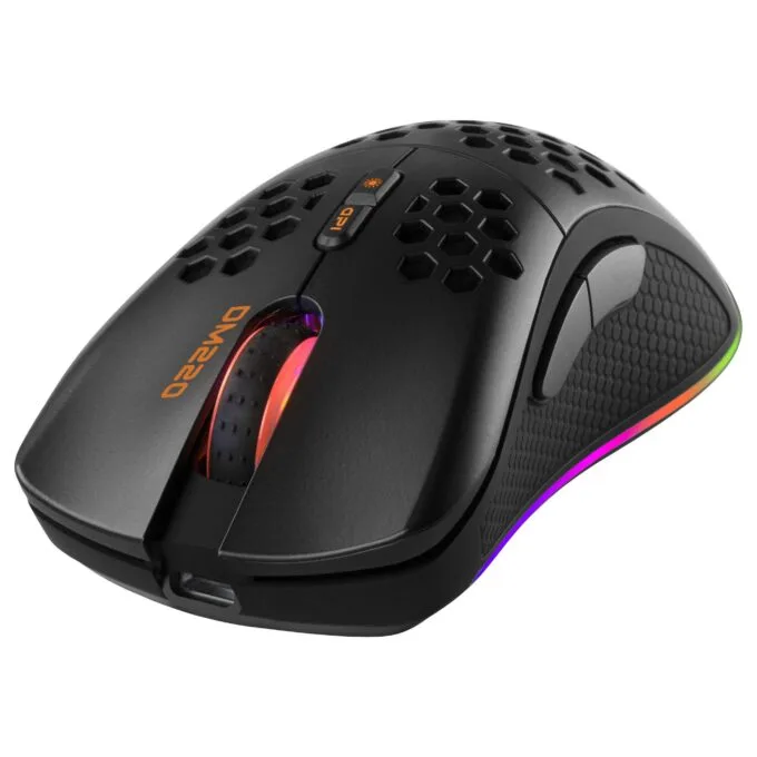 Deltaco Gaming Maus DM220 wireless, RGB, schwarz — image 1
