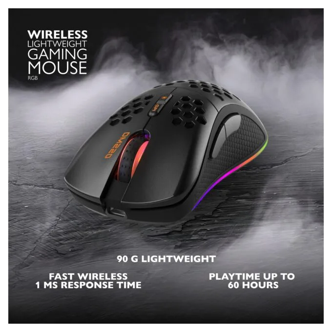 Deltaco Gaming Maus DM220 wireless, RGB, schwarz — image 2